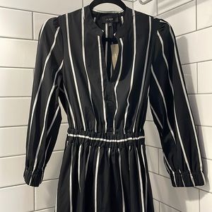 JCrew Black & White Shirtdress, XS, NWT, Pockets!